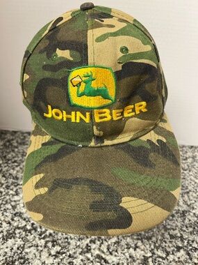 Camo Baseball Hat - Green/Camo